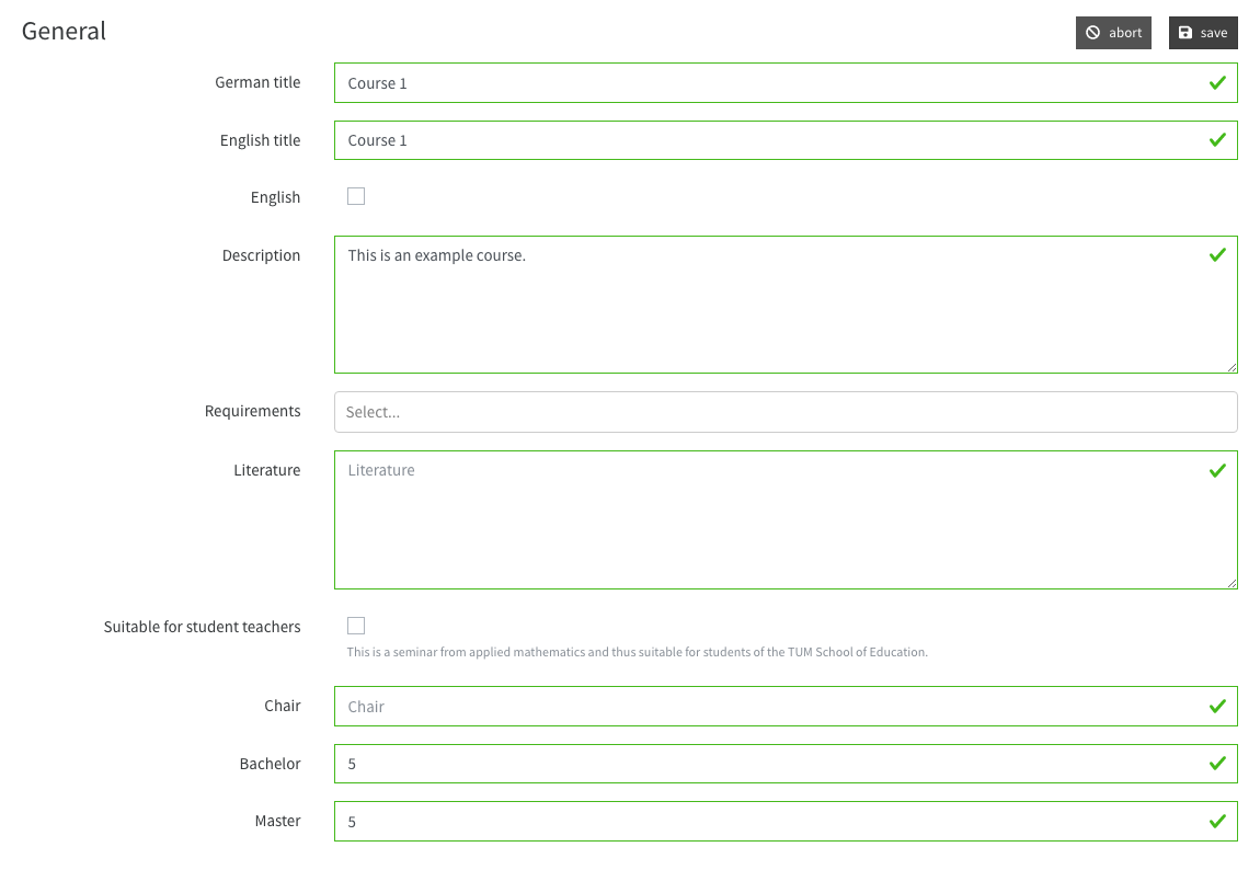 Edit your course(s).
